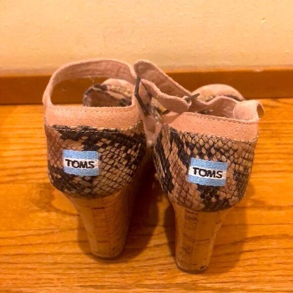 Toms open toe wedges sandals - Picture 5 of 8